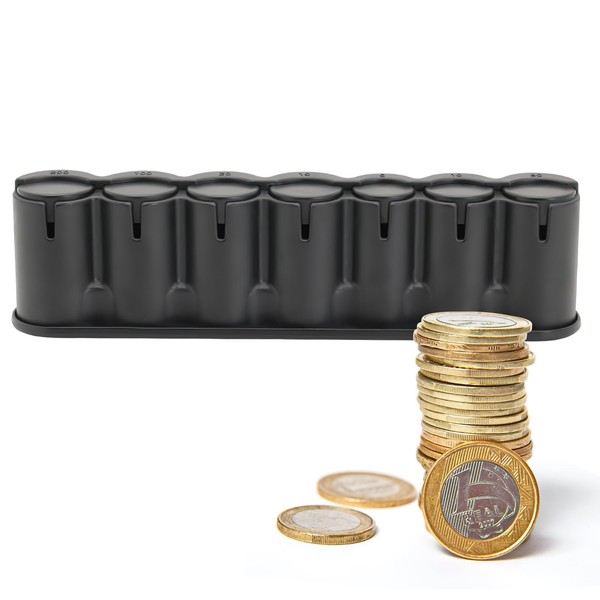 Coin Operator Euro Coins Server 7 Compartments Waitress Taxi Driver