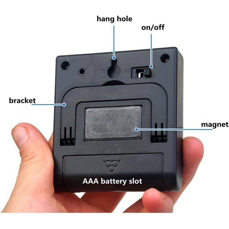 2 PCS Digital Mini Alarm Clock for Kitchen Appliances, Timer,