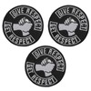 SLIAXINT 3 Pezzi Give Respect-Get Respect Toppa Tattica, Morale Patch,