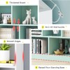 IOTXY Open Shelf Low Bookcase - Wooden 3-Tier Floor Standing