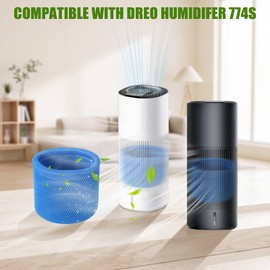 Rebirthcare 2 Pack Replacement Filter for Dreo 774S, Humidifier Filter Replacement Cartridge for DREO HM774S Smart Evaporative Humidifier