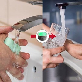 Faucet Aerators, Flow Restrictor Insert Faucet Aerators Replacement Parts, Sink Aerator Set, Sink Aerator Replacement Parts for Bathroom or Kitchen Sink Faucet Filter, with Washer,5 PCS