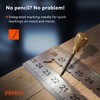 Presch Try Square 250 mm | Small | Includes rust-free