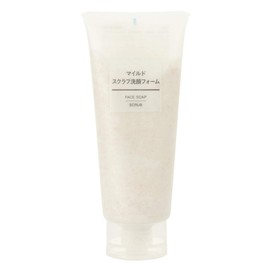 Mild Scrub Foam Face Wash Large Capacity 1pc (x1)