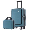 Udorich Easy Access Carry-On Luggage 20 Inch with Front Open