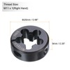 sourcing map Round Threading Die M11 x 1 Metric Thread
