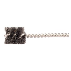 Weiler 21075 5/8" Power Tube Brush, 0.005" Steel Wire Fill, 1" Brush Length, Made in The USA (Pack of 10)
