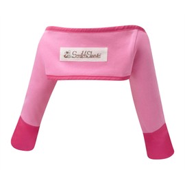 Scratch protection sleeves for itchy babies skin - cream and pink -