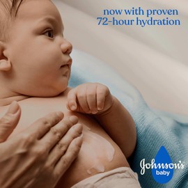 Johnson's Baby Lotion with Coconut Oil, Aloe Vera & Vitamin B5, 72 HR Hydration, Skin Moisturizer, Hypoallergenic, Safe for Newborn, Protects from Dryness & Strengthens Skin, 13.6 fl. oz