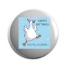 Hippowarehouse Happy Birthday you silly goose Badge Various Sizes 38mm