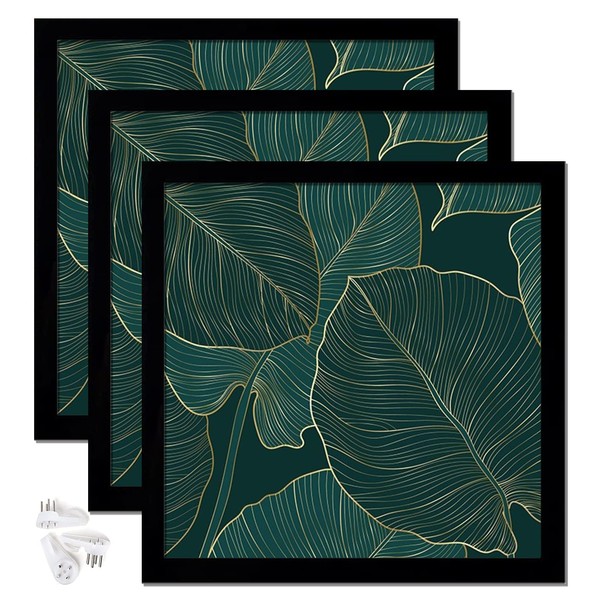 keibiubu Black Picture Frame Set of 3, 12x12 Picture Frame
