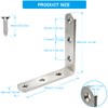 8 PCS L Bracket Stainless Steel Corner Brackets 3 x