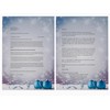 Christmas Letter Paper | Christmas Baubles in the Snow |