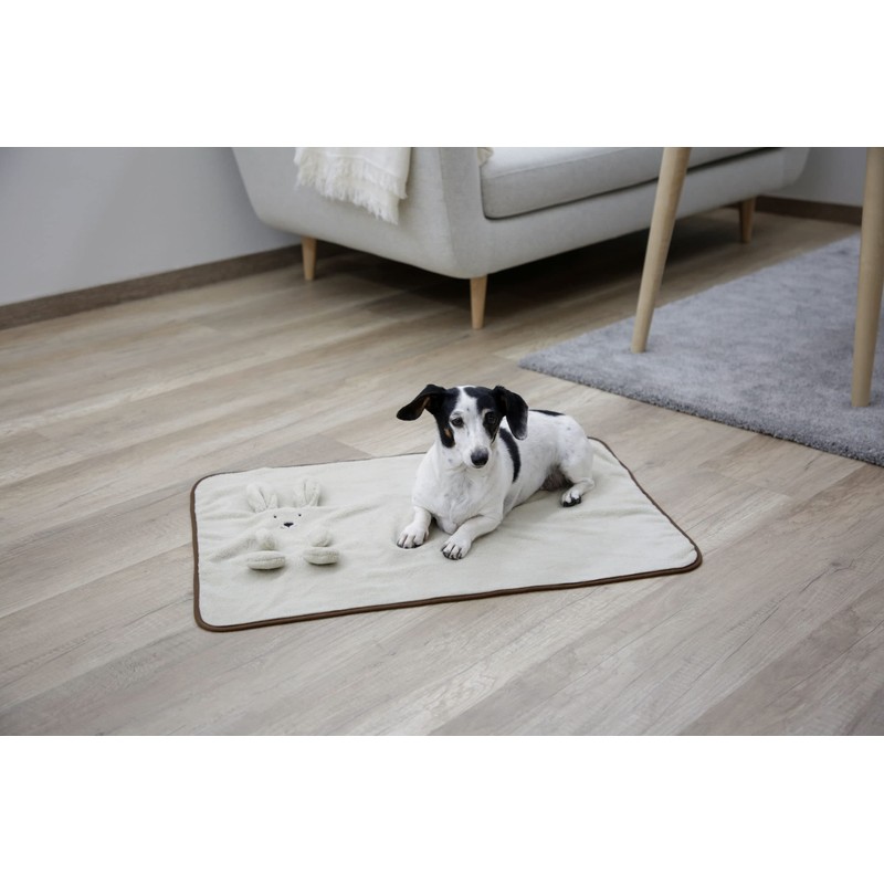 Kerbl Pet Puppy Blanket Bunny Beige 72 x 51 cm