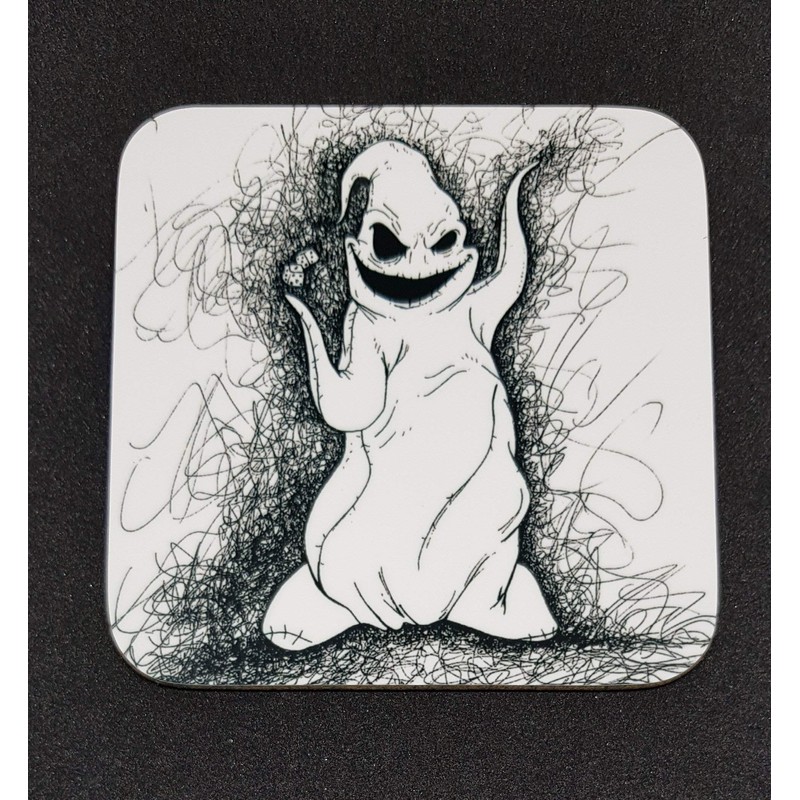 Nightmare Before Christmas coasters from Original Artwork by NJP Pastel