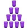 Engelland - 10 x Purple Frosted Plastic Cups 250ml with
