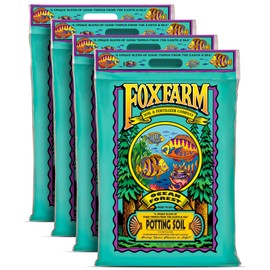 FoxFarm Ocean Forest Potting Soil, 12qt – Light, Aerated Texture, Designed for All Container Plants – pH Adjusted for Optimal Nutrient Uptake, Effectively Retains Moisture (12 Quart (4 Pack))