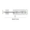 MAHIONG 2 PCS 6 Inch Bolt Lock, Stainless Steel Gate