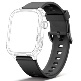 MgaoLo Replacement Strap,Replacement Band for H96 Smart Watch (Black)