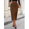 PRETTYGARDEN Corduroy Skirt Women Fall Fashion 2025 High Waisted Pencil
