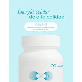nutriADN – CoQ10 Support Ubiquinol (400 mg) 60 Cápsulas | Alta Absorción | 2 Meses de Uso | 60 Días
