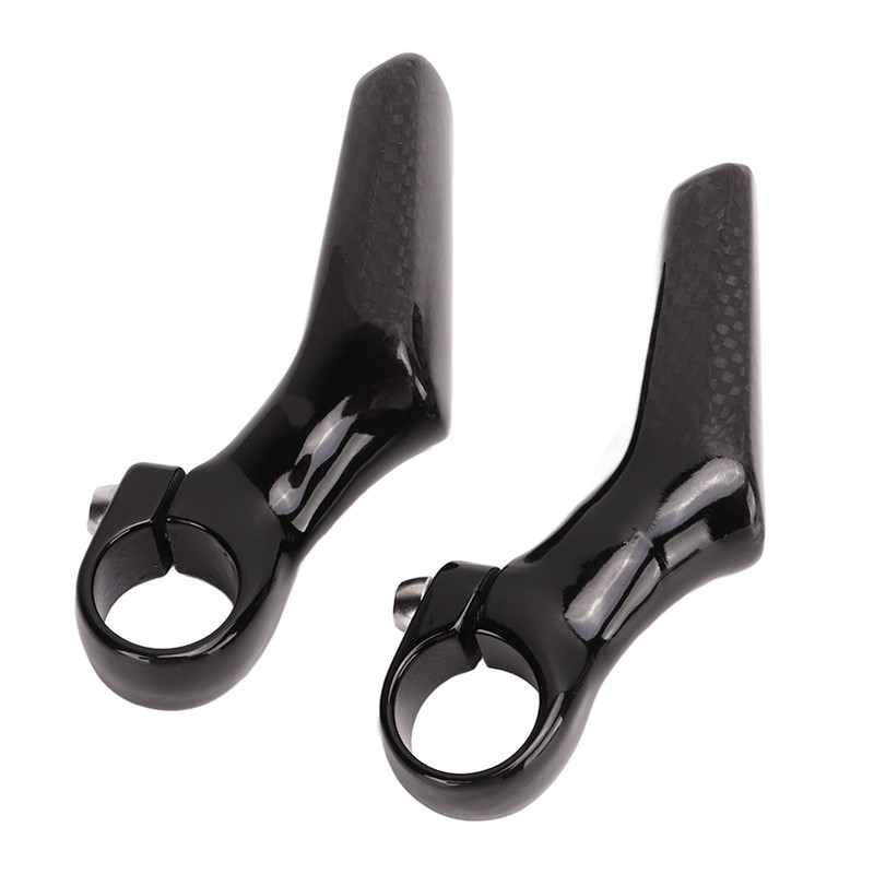 Mountain Bike Handlebars Bar Ends 1 Pair Carbon Fiber 3K