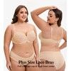 Mirry Lace Bras for Women Plus Size Full Coverage Underwire
