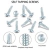 Enclosed Trailer Self-Tapping Screws #10 x 3/4" Zinc-Plated Self-Drilling Metal,
