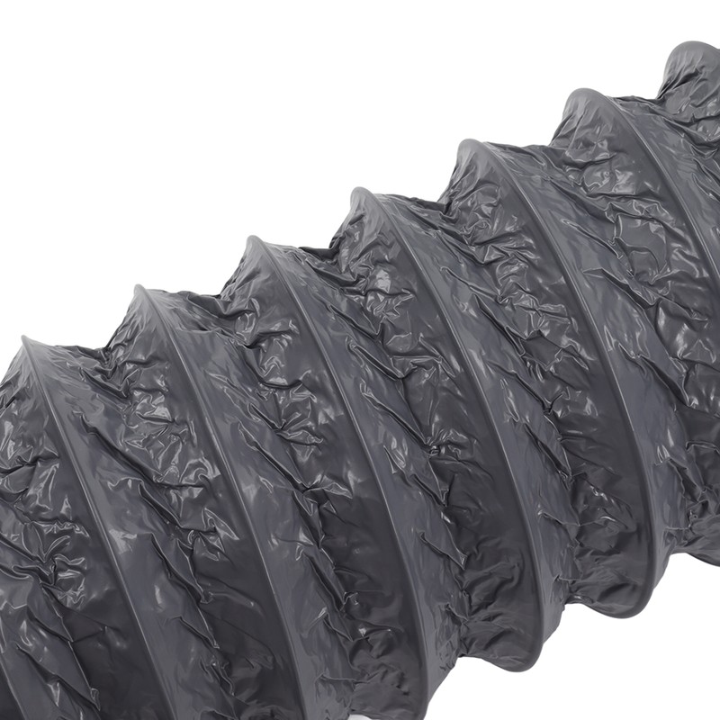 Flexible Aluminum Ducting Duct 1m Length with Clamp for Ventilation