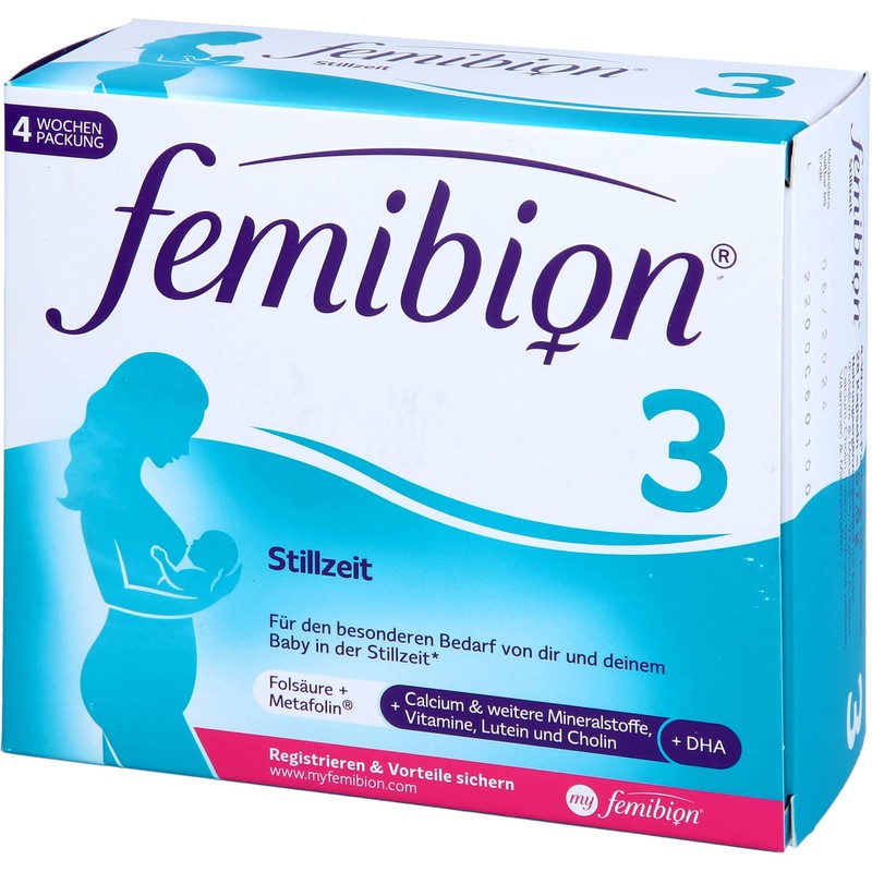Femibion 3 Breastfeeding Tablets 4 Weeks Pack of 56