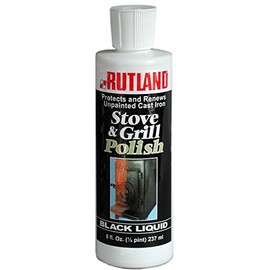 Rutland Products Stove & Grill Liquid Stove Polish, 8 Oz, Black, Pack of 2
