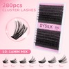 DYSILK Volume Lash Clusters - Fluffy Lash Clusters D Curl
