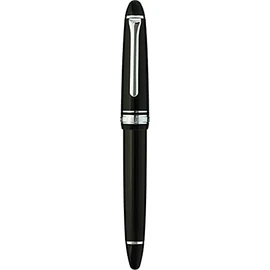 Sailor Fountain Pen, Pro-Fit Casual, Silver Trim, Black, Medium Point, 11-0571-320