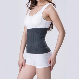 Knitted Thermal Waist Warmer Thermal Waist Warmer (Gray)