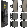 Celox Front and Rear Brake Pads for Yamaha Grizzly 660