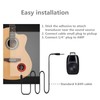 Imelod Guitar Pickup Contact Microphone Transducer for Guitar Ukulele Violin