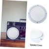 Operitacx 2Pcs Durable Speaker Covers White Audio Speaker Mesh Protective