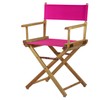 18" Director's Chair Natural Frame-Magenta Canvas