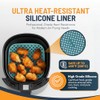 Reusable Silicone Air Fryer Liners - Non-Stick & Easy Clean