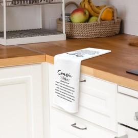 TAEDIN Cousin Gifts Kitchen Towels, Cousin Gifts for Women Dish Towel Dishcloth 16x24 Inches, Gifts for Cousins Female, Cousin Definition Decorative Absorbent Hand Tea Towels Decor