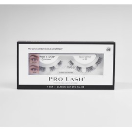 Pro Lash SoftWear Professionally Styled Lash Clusters - Seamless, Lightweight Lashes - 7-Day Cluster Eyelash Extensions - Waterproof Lashes Clusters - Single Set - Classic Cat Eye No. 08 Black