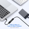 AIYEEN AIYEEN USB 3.0/3.1-Stecker auf USB 3.0/3.1-Stecker-Adapter (2 St??ck), OTG