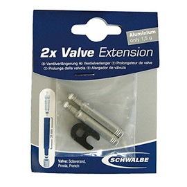 Schwalbe Presta Valve Extensions (X2) - Metallic