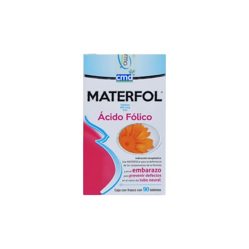 Ácido Fólico Materfol Cmd Tabletas Unidades