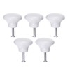 BESPORTBLE 5pcs Cabinet Hardware Handle Pull Round Ceramic Kitchen Cabinet