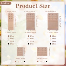 32 Pcs Bra Extenders, 4 Colors Bra Strap Extender for Women, 2 Hook 3 Hook Bra Extensions Elastic Bra Strap Holder Bra Strap Clips Back Bra Band Extender for Most Bra