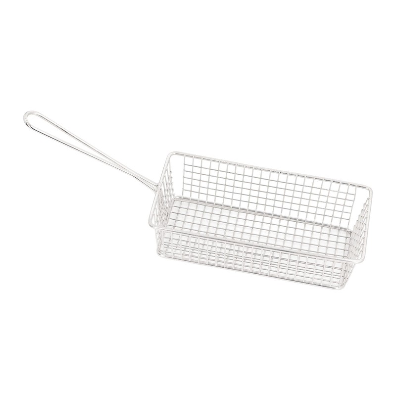 Stainless Steel Deep Fryer Basket with Long Handle Multifunction Easy
