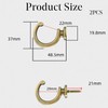 RLMVGBX Tie Back Hooks - Brass Curtain Tiebacks with Expansion