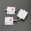 8 PCS Plastic Spring Loaded Automatic Door Latches with Push