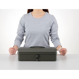 TOYO Y-350 Steel Mountain Tool Box, Red